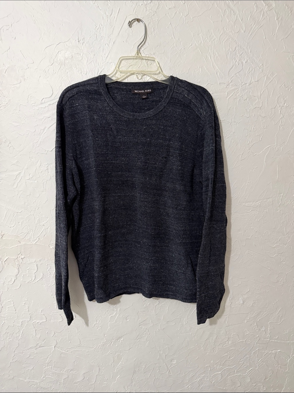 Michael Kors Women's Dark Navy Crewneck Knit Sweater